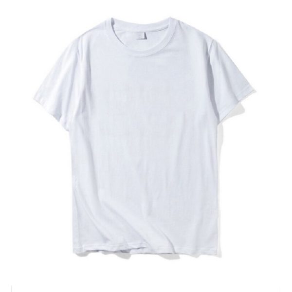 T shirt en coton pur unisexe impression personnalis e de LOGO Harajuku texte de couleur unie 2