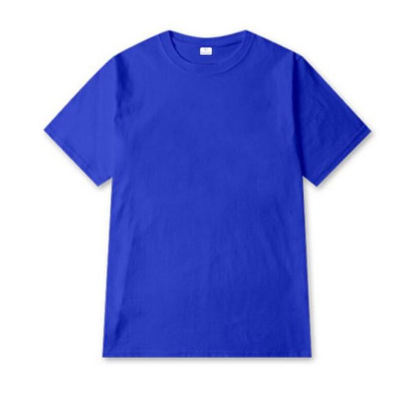 T shirt en coton pur unisexe impression personnalis e de LOGO Harajuku texte de couleur unie 4