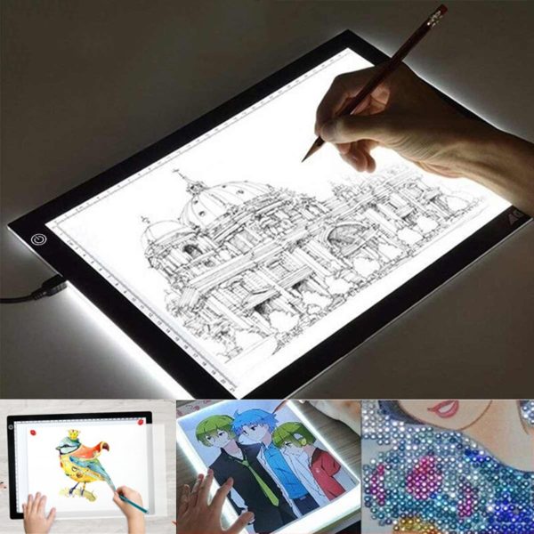 Tablette de dessin A4 A3 A2 tablette graphique num rique wacom LED peinture au diamant panneau 3
