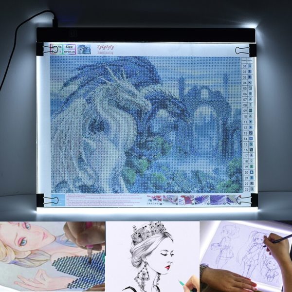 Tablette de dessin Elice A3 A4 A5 planche de peinture au diamant USB Art Copy Pad 3