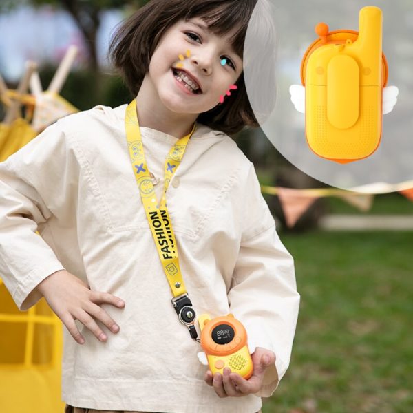 Talkie walkie pour enfants 2 pi ces Mini jouets metteur r cepteur portable port e de 2