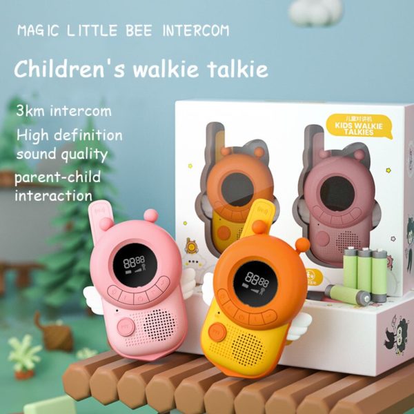 Talkie walkie pour enfants 2 pi ces Mini jouets metteur r cepteur portable port e de 3