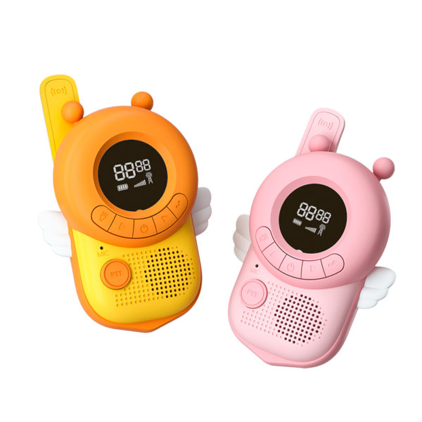 Talkie walkie pour enfants 2 pi ces Mini jouets metteur r cepteur portable port e de 5