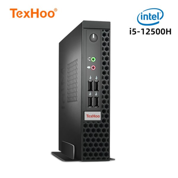 TexHoo Mini PC Gaming Intel Core i7 i5 12500H processeur vid o AMD Cards 4G ITX