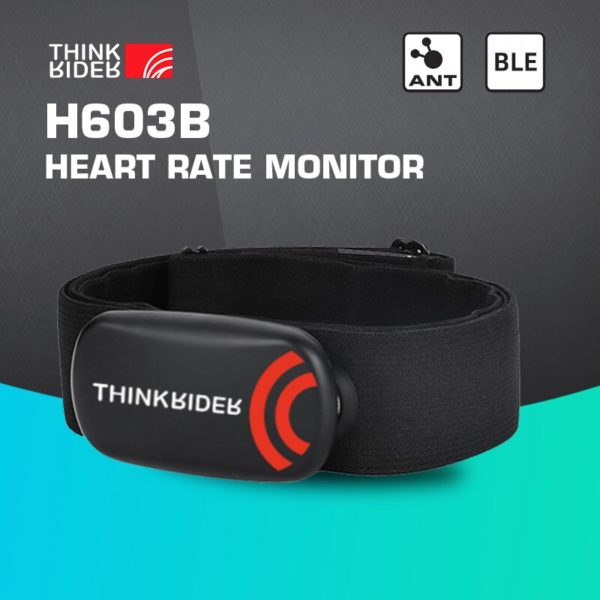 ThinkRider – moniteur de fréquence cardiaque, sangle de poitrine, capteur de Fitness ANT , ceinture Compatible Wahoo Polar Garmin connecté Cycl