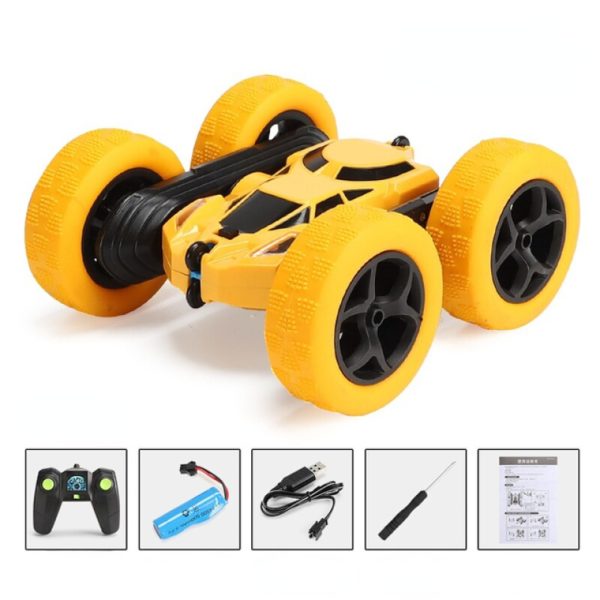 Voiture cascadeuse Double face RC Drift 4WD 2 4G jouet pour enfants cadeau d anniversaire 360 2