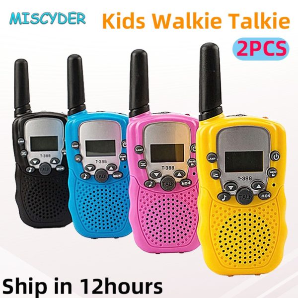 Walkie talkie portable pour enfants 2 pi ces r cepteur Radio portable jouets cadeaux d anniversaire