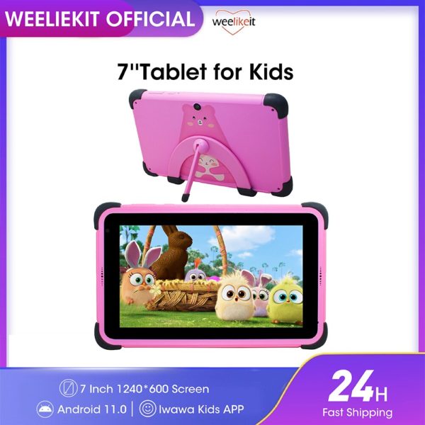 Weelikeit tablette Android 11 de 7 pouces pour enfants r solution 1024x600 HD double Wifi 2 1