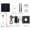 XCY – Mini PC Intel Celeron J1900 Quad-core 2.0GHz, 2x RS232, 2x LAN, Windows 10, Linux, ordinateur industriel IoT intégré – Image 6