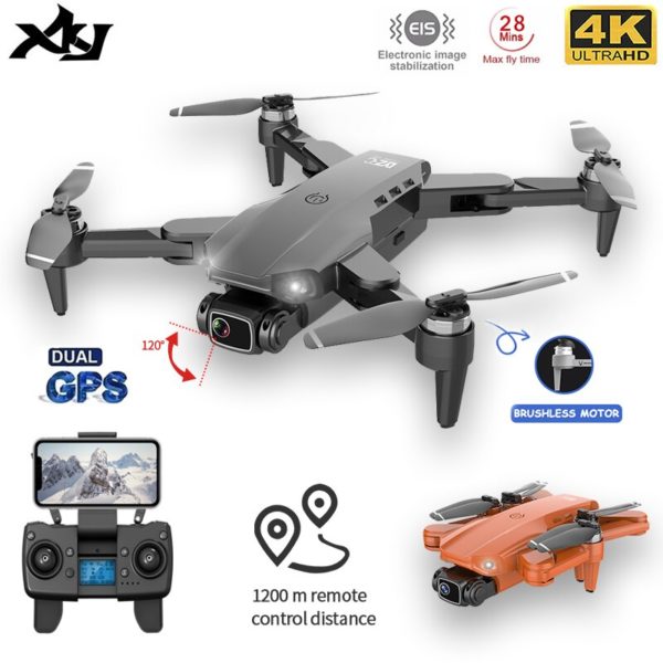 XKJ Drone GPS L900 PRO 4K double cam ra HD professionnel photographie a rienne moteur sans