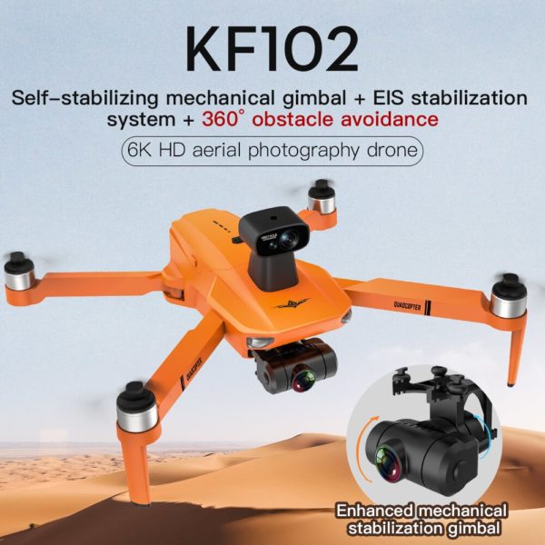 XKJ Drone GPS cam ra HD 8K cardan 2 axes professionnel Anti secousse a rienne photographie 2