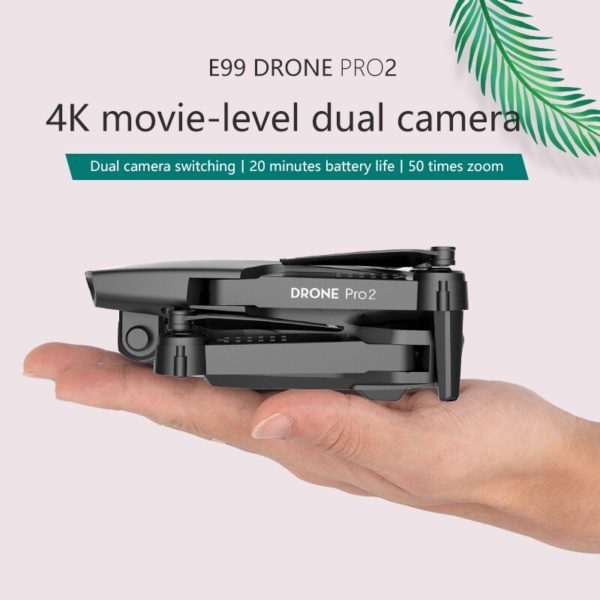 XKJ Mini Drone RC E99 4K 2022 P 1080P double cam ra WIFI FPV photographie a 3