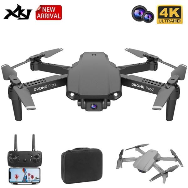 XKJ Mini Drone RC E99 4K 2022 P 1080P double cam ra WIFI FPV photographie a