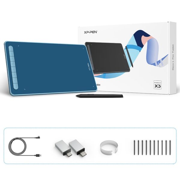 XPPen tablette graphique Deco LW pour dessin Digital avec stylet X3 Smart Chip compatible Windows Mac 5