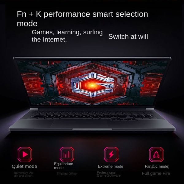 Xiaomi – pc portable Redmi G Pro pour jeux vidéo, ordinateur avec écran LCD de 16 pouces 6800Hz, processeur AMD Ryzen7 R7 512 H, 16 go de ram, SSD de 240 go, RTX3060, 2022 – Image 3