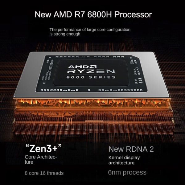 Xiaomi – pc portable Redmi G Pro pour jeux vidéo, ordinateur avec écran LCD de 16 pouces 6800Hz, processeur AMD Ryzen7 R7 512 H, 16 go de ram, SSD de 240 go, RTX3060, 2022 – Image 4