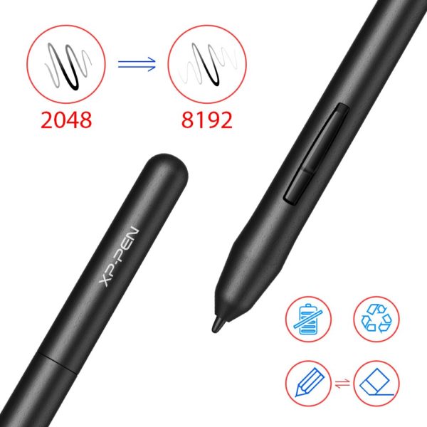 Xp pen tablette graphique Star G430S 4x3 pouces pour dessin Digital avec stylet compatible avec Windows 2