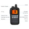 Émetteur-récepteur marin VHF RS-25M étanche, talkie-walkie portatif, bateau flottant, Radio bidirectionnelle, IP-X7 – Image 5