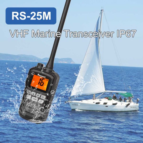 metteur r cepteur marin VHF RS 25M tanche talkie walkie portatif bateau flottant Radio bidirectionnelle