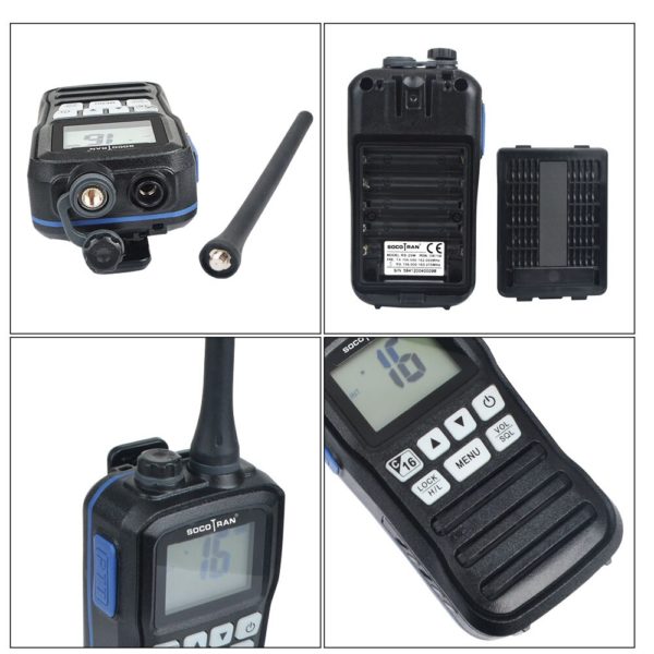 Émetteur-récepteur marin étanche VHF talkie-walkie portatif, bateau flottant, Radio bidirectionnelle – Image 4