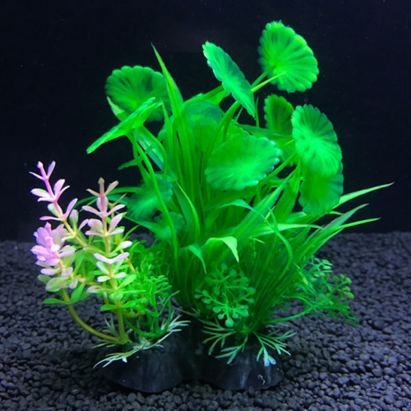 12 Sortes Plantes D coratives Artificielles pour Aquarium Ornement pour Mauvaises Herbes d Eau Plante Aquatique 1