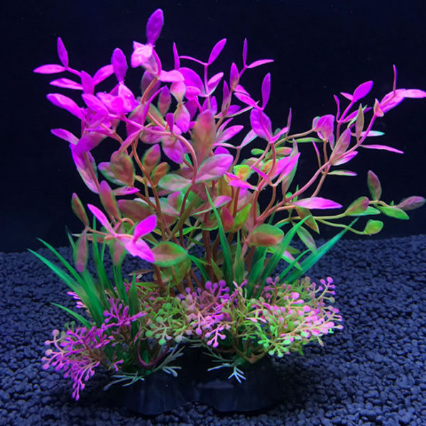 12 Sortes Plantes D coratives Artificielles pour Aquarium Ornement pour Mauvaises Herbes d Eau Plante Aquatique 2