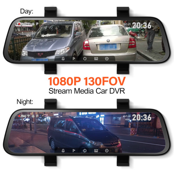 70mai – caméra de tableau de bord avec rétroviseur, grand écran 9.35 pouces, 1080P, 130FOV, enregistreur vidéo pour voiture, streaming, DVR