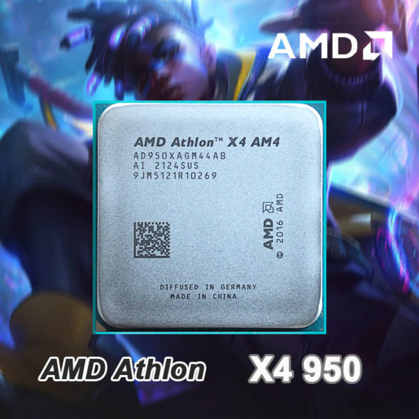 AMD Athlon X4 950 3 5 GHz Quad Core Quad Thread L2 2M 65W prise AM4