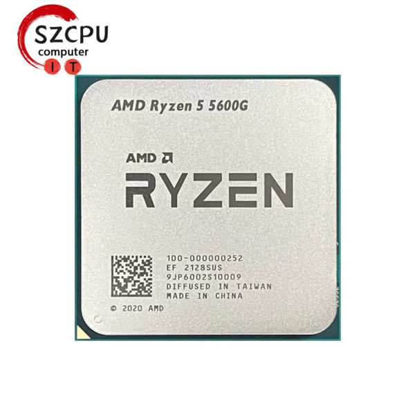 AMD CPU Ryzen 5 5600G processeur 6 c urs 12 threads 16 mo de cache fr 2