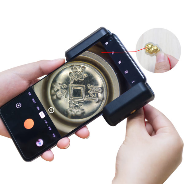 APEXEL lentille de Microscope Portable HD 100X pour t l phone Portable loupe Macro objectif de 4