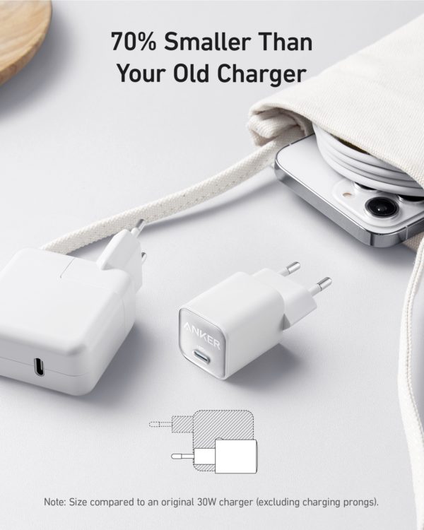Anker chargeur USB type c 30W 711 rapide pour MacBook Air iPhone 13 iphone 12 2
