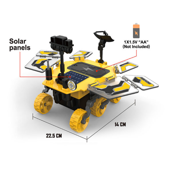 Bloc scientifique à monter soi-même, détecteur de Robot solaire Mars Rover, Puzzle électronique, jouets à vapeur, le meilleur cadeau pour enfants – Image 5