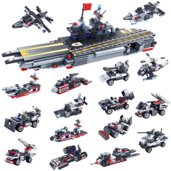 Blocs de Construction compatibles avec Lego bateau de guerre militaire bateau de guerre bateau de combat 2