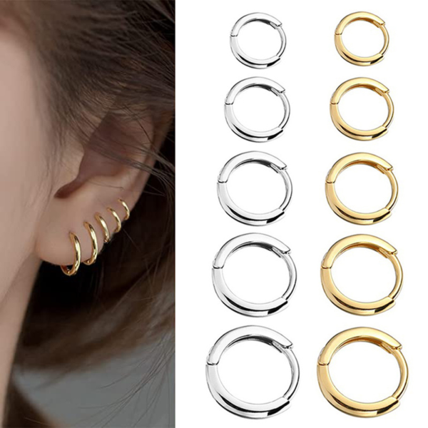 Boucles d oreilles en acier inoxydable pour femmes et hommes petits bijoux de Piercing Cartilage nouvelle