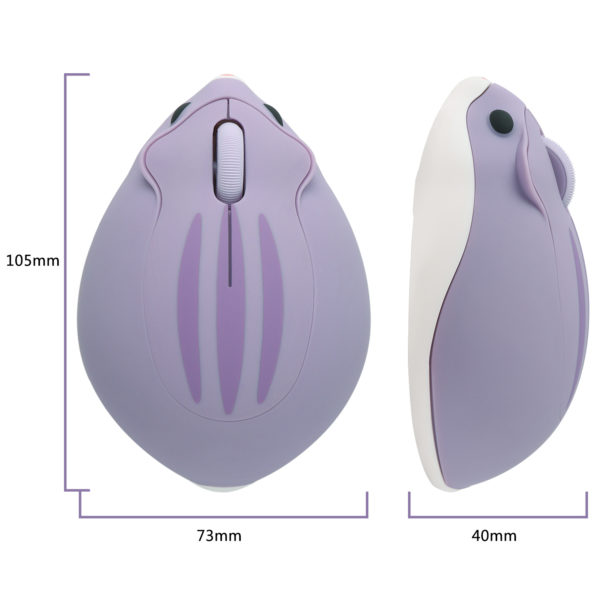 CHUYI souris optique sans fil 2 4G Design de dessin anim souris d ordinateur ergonomique Mini 5