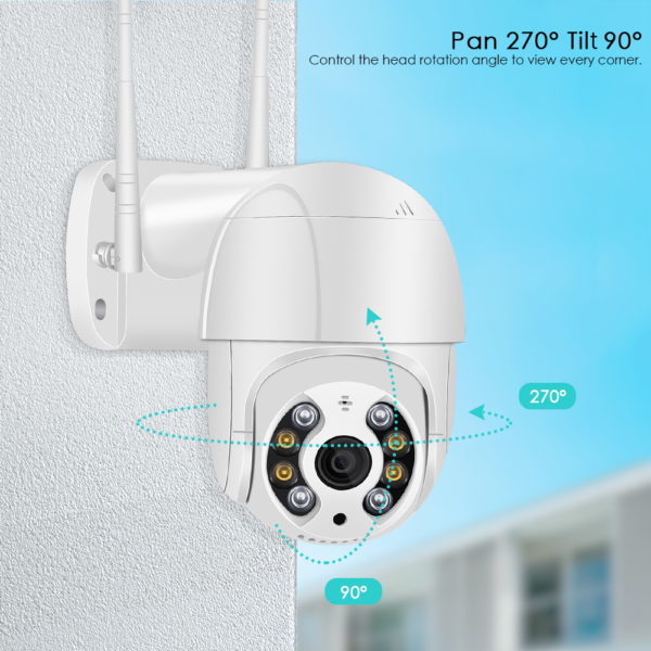 Cam ra de Surveillance Ext rieure PTZ IP Wifi HD Dispositif de S curit Domestique Sans 1