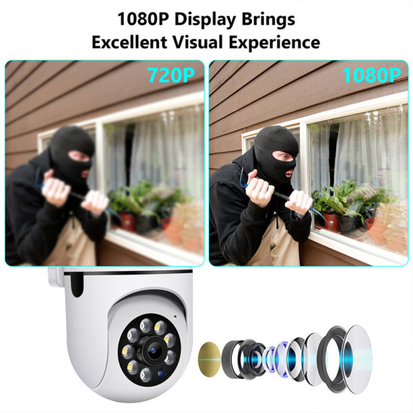 Cam ra de Surveillance ext rieure WIFI hd 1080P dispositif de s curit domestique avec suivi 1