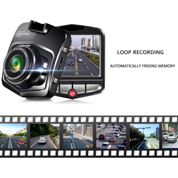 Caméra de tableau de bord pour voiture avec rétroviseur, enregistreur DVR, HD 1080P – Image 4