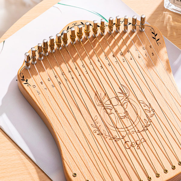 Cega Mini harpe Lyre Portable Piano doigts cr atif Kalimba pour d butant Instruments de musique 5