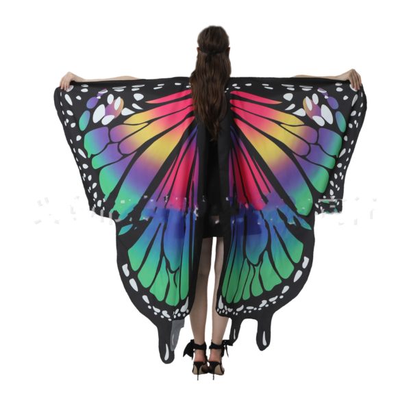 Costume ailes de papillon Cape f erique d halloween pour fille adulte tenue de f te 1