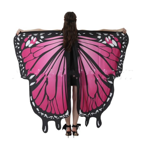 Costume ailes de papillon Cape f erique d halloween pour fille adulte tenue de f te 2
