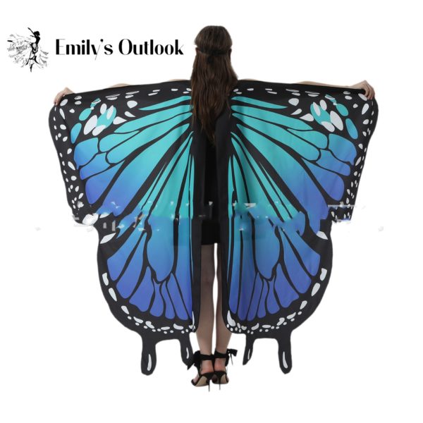 Costume ailes de papillon Cape f erique d halloween pour fille adulte tenue de f te