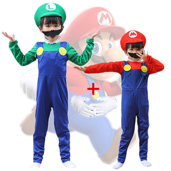 Costume de Super Mari0 Bros pour enfants Costume de danse Cosplay Anime pour gar ons et