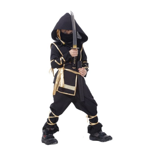 Costume de carnaval Dragon Ninja Cosplay, Costume de guerrier pour enfants garçons filles, cadeaux d'anniversaire, Costume manteau – Image 2