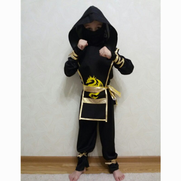 Costume de carnaval Dragon Ninja Cosplay, Costume de guerrier pour enfants garçons filles, cadeaux d'anniversaire, Costume manteau – Image 6