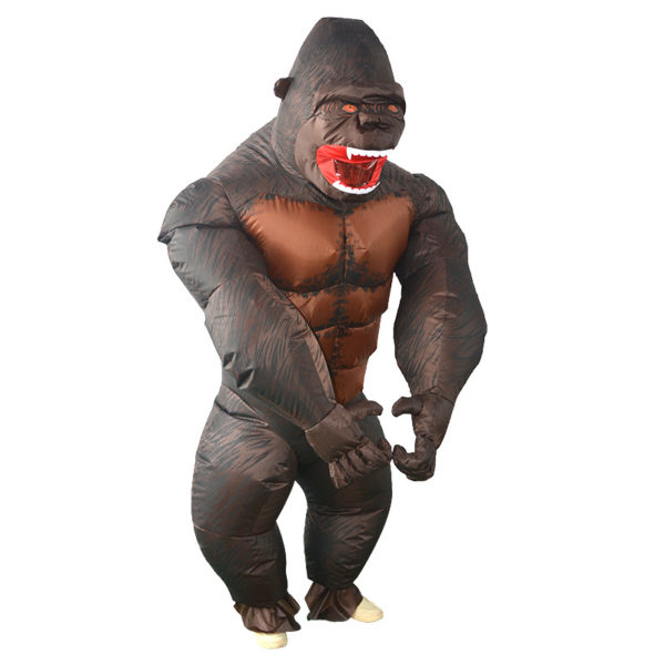 Costume gonflable King Kong orang outan d guisement Cosplay mascotte de singe pour Halloween robe fantaisie 1