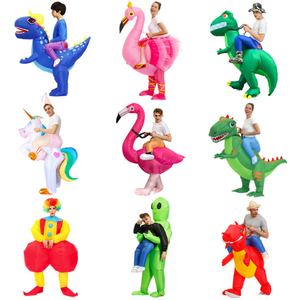 Costume gonflable de dinosaure et d alien pour enfants et adultes Costume de carnaval de Clown