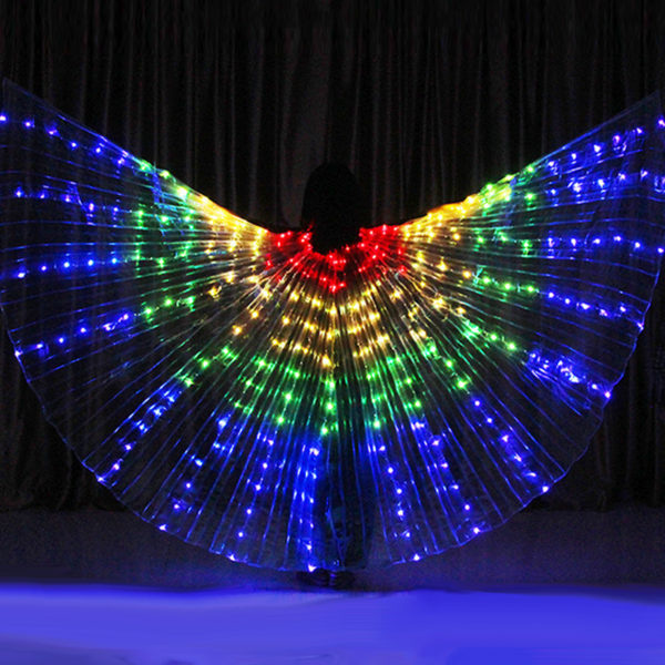 Costumes de danse du ventre ailes de danse LED Costumes de f te fluorescents pour adultes 1
