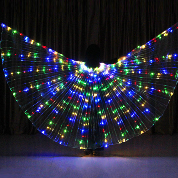 Costumes de danse du ventre ailes de danse LED Costumes de f te fluorescents pour adultes 2