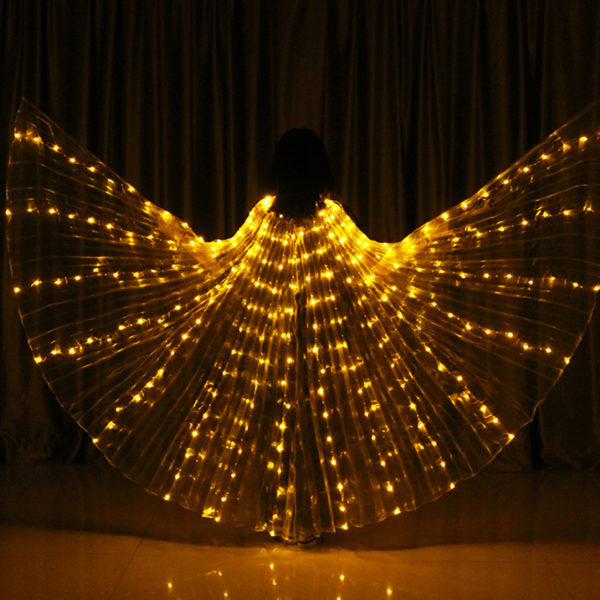 Costumes de danse du ventre ailes de danse LED Costumes de f te fluorescents pour adultes 3